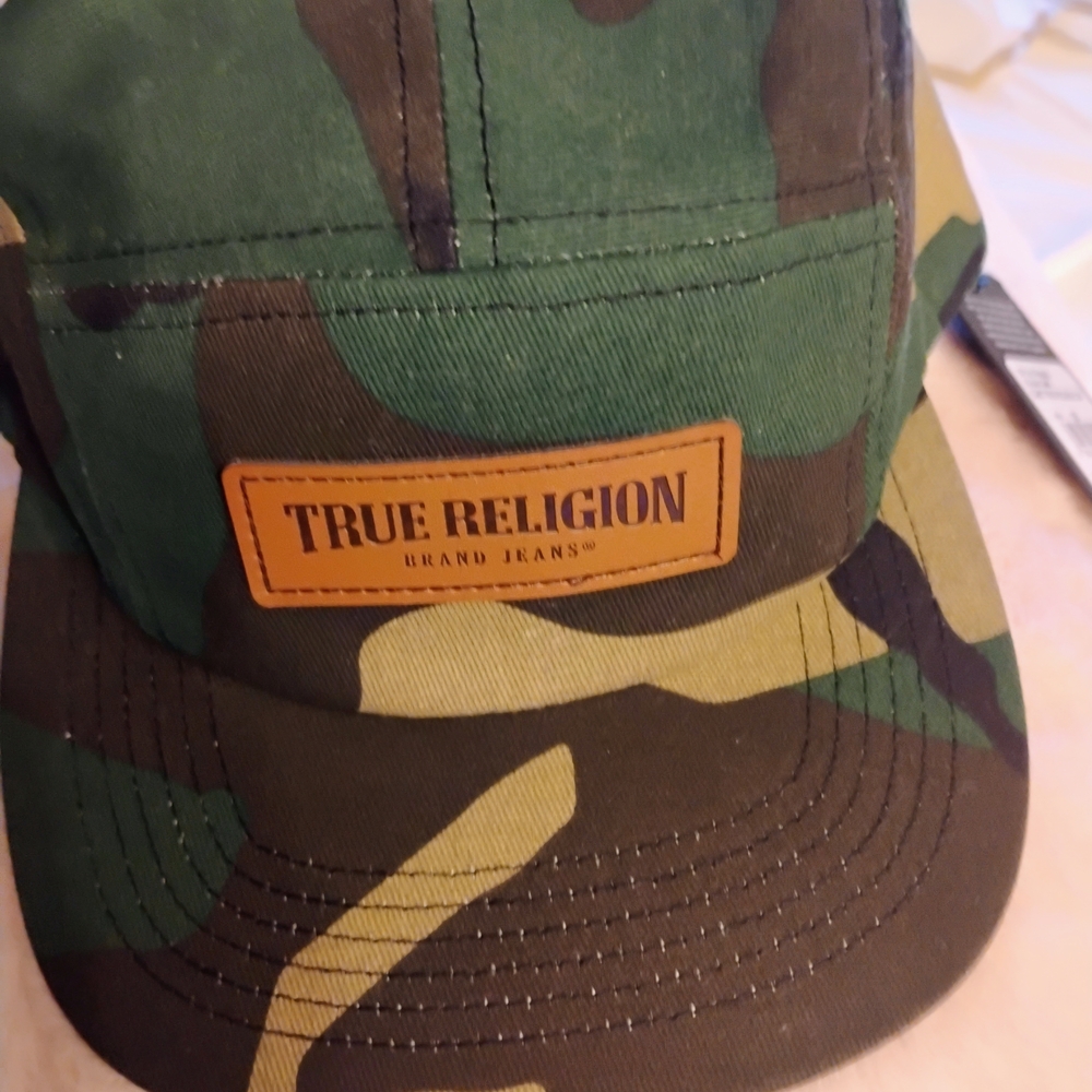True Religion Camouflage Cap